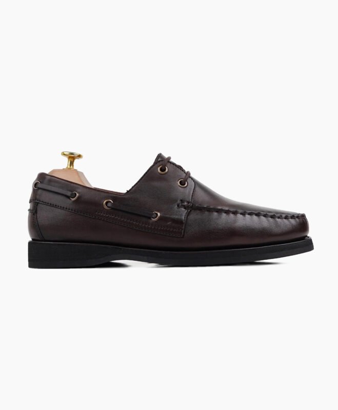 Seward Derby Dark Brown Calf Leather Shoes