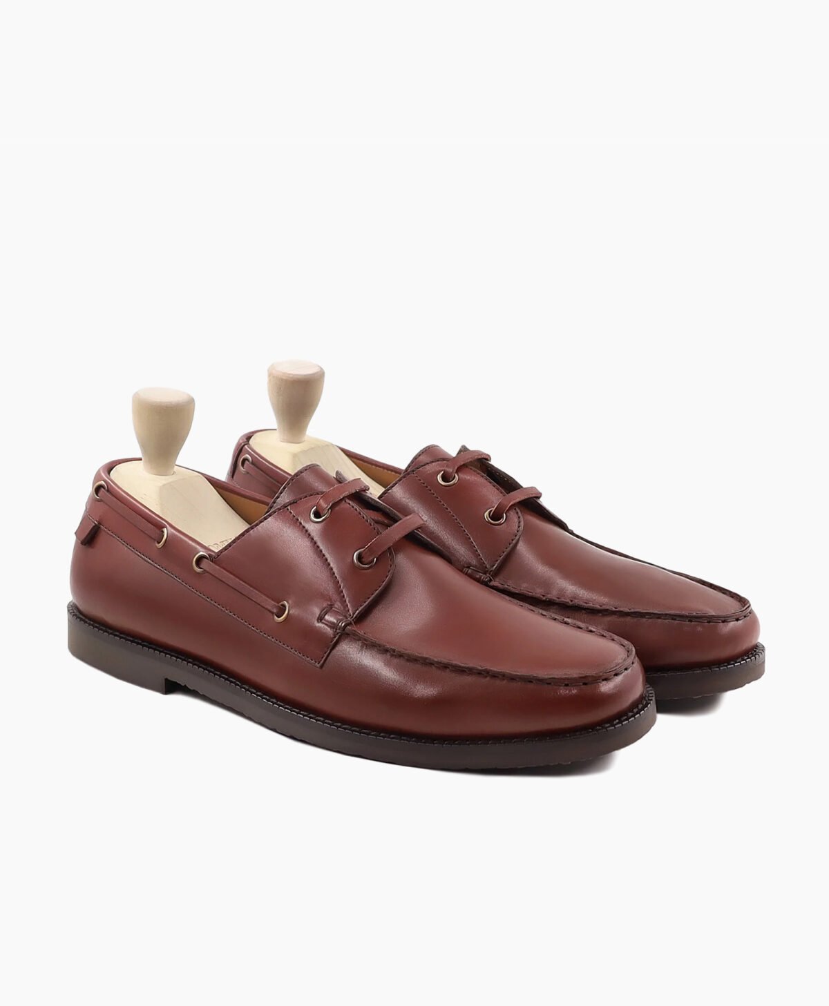 Sitka Derby Brown Calf Leather Shoes Image200