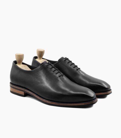 Boulder Wholecut Black Calf Leather Shoes