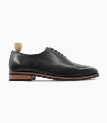Boulder Wholecut Black Calf Leather Shoes