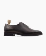 Calistoga Wholecut Dark Brown Pebble Grain Leather Shoes