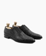 Fort Wholecut Black Calf Leather Shoes