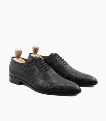 Fort Wholecut Black Calf Leather Shoes