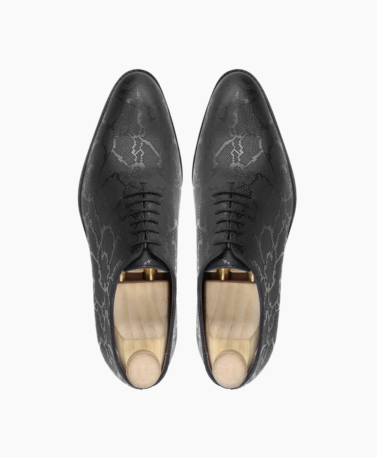 Fort Wholecut Black Calf Leather Shoes Image202