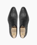Fort Wholecut Black Calf Leather Shoes