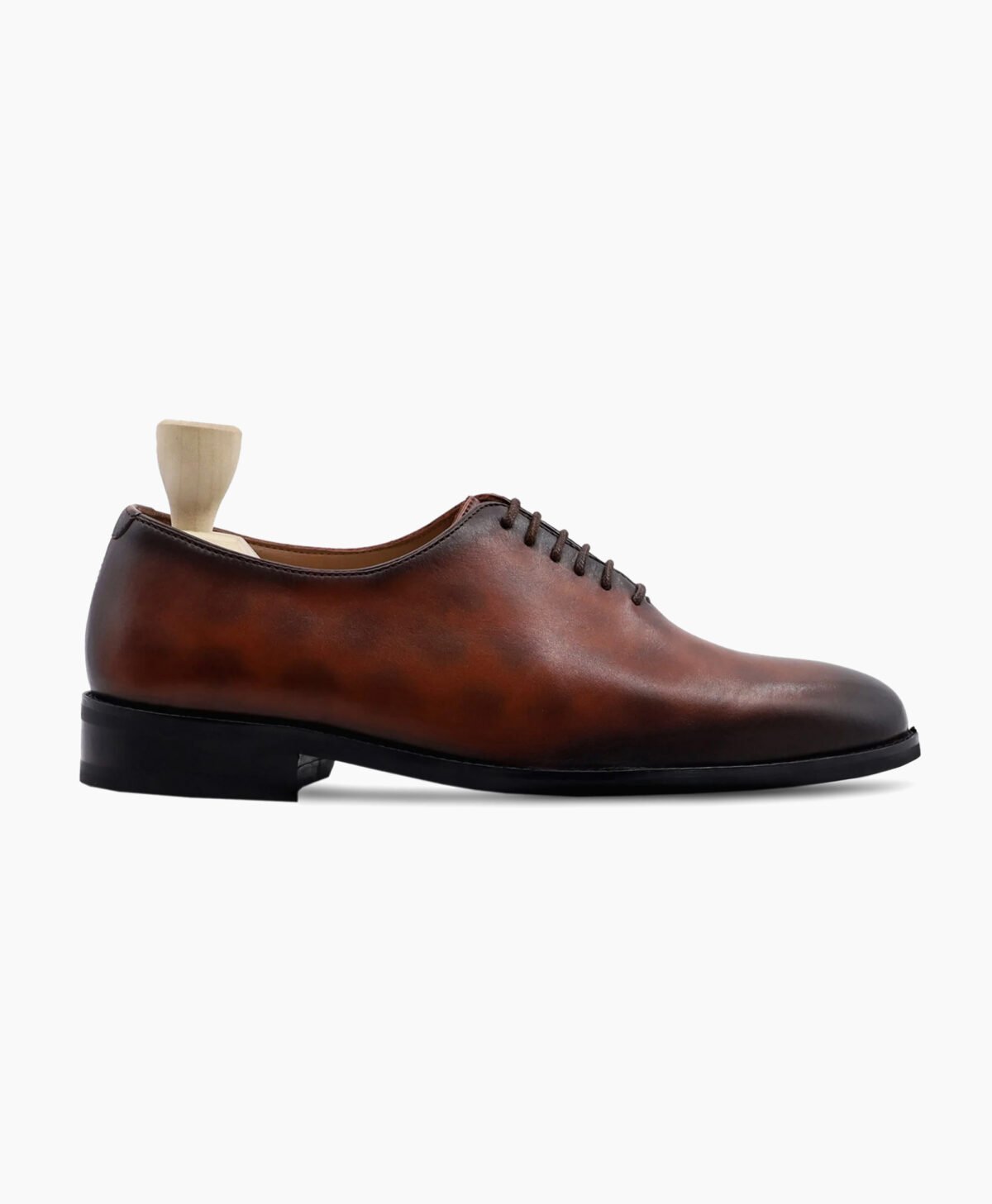 Gadsden Wholecut Burnished Brown Calf Leather Shoes Image201