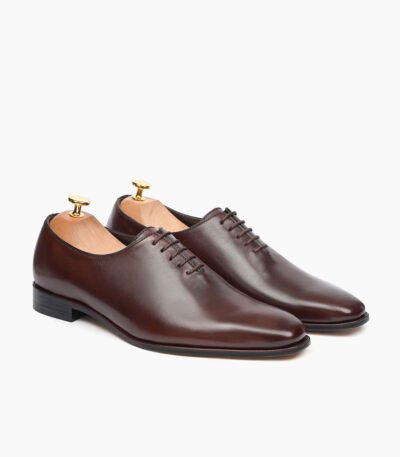 Lompoc Wholecut Dark Brown Calf Leather Shoes