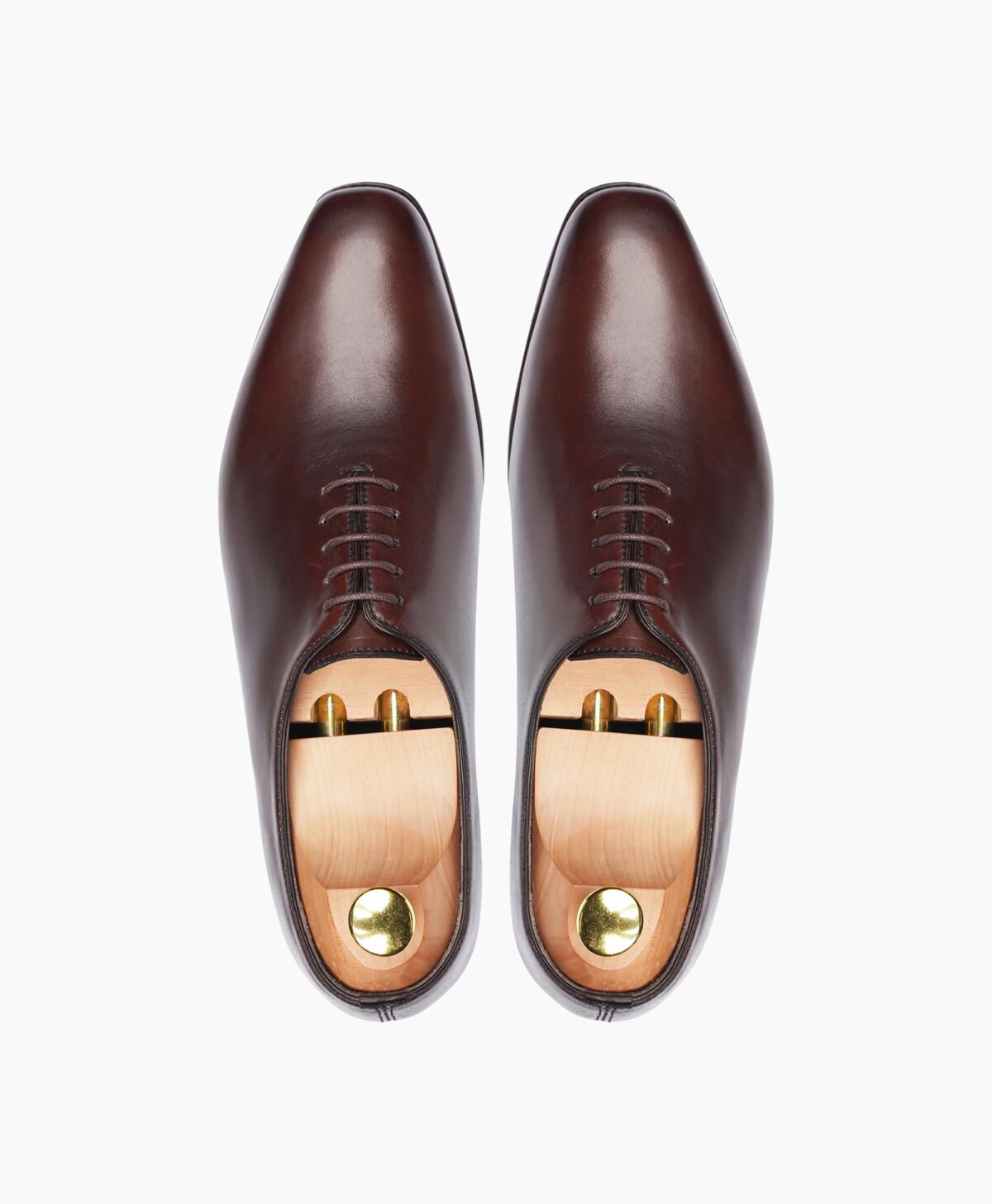 Lompoc Wholecut Dark Brown Calf Leather Shoes