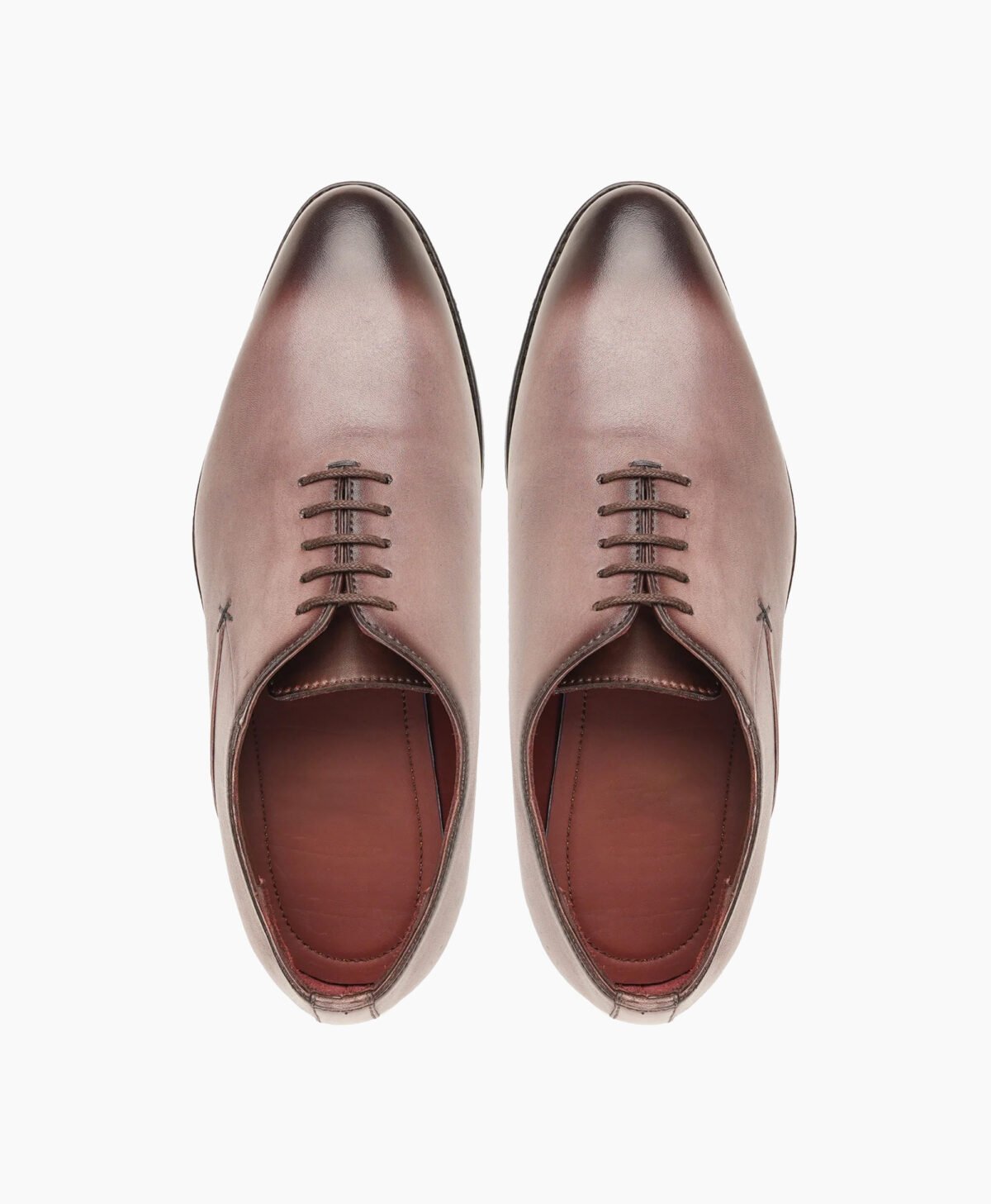 Martinez Wholecut Burnished Beige Calf Leather Shoes Image202
