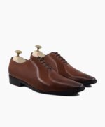 Merced Wholecut Brown Calf Leather Shoes