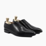 Needles Wholecut Black Calf Leather Shoes
