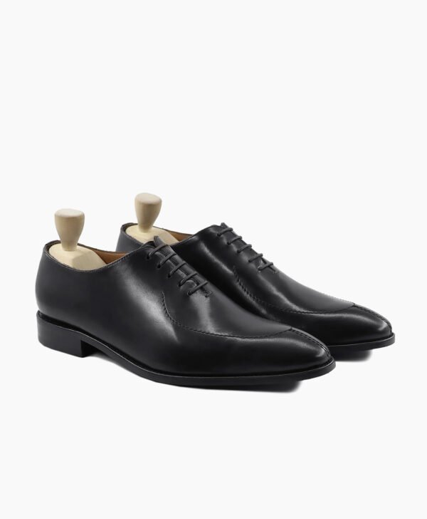 Needles Wholecut Black Calf Leather Shoes