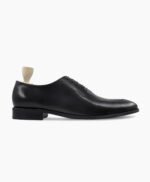 Needles Wholecut Black Calf Leather Shoes