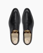 Needles Wholecut Black Calf Leather Shoes