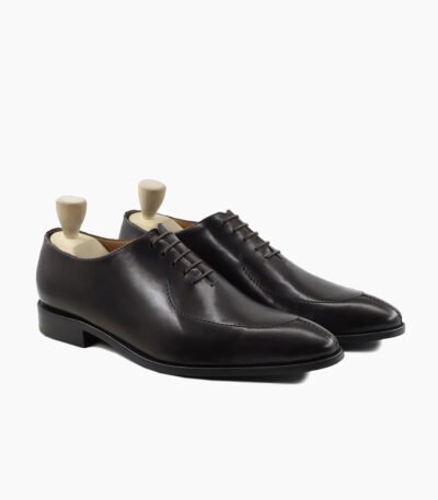 Needles Wholecut Dark Brown Calf Leather Shoes