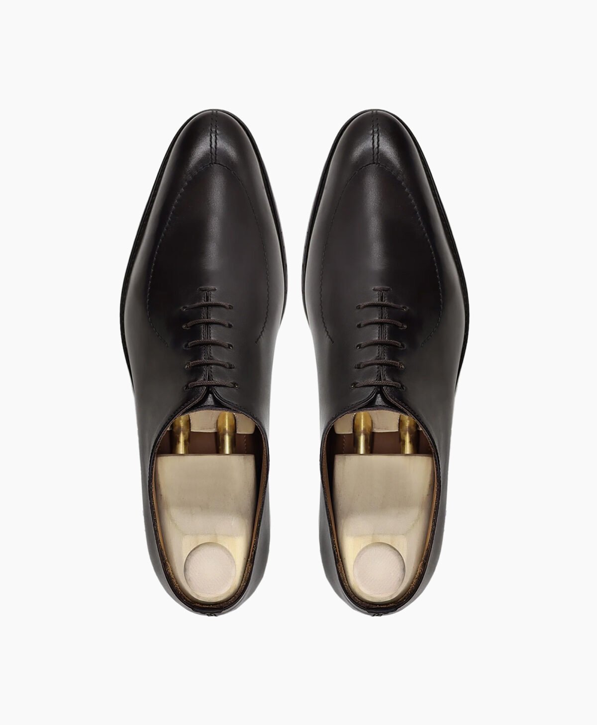 Needles Wholecut Dark Brown Calf Leather Shoes Image202