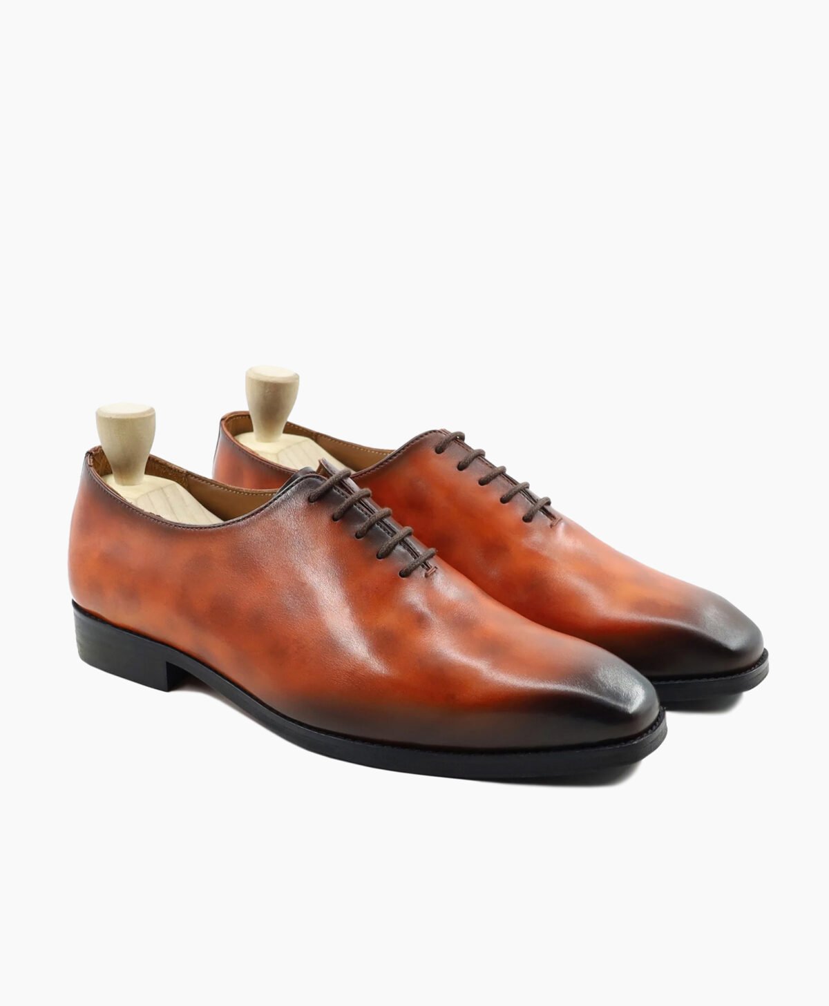 Oraibi Wholecut Burnished Tan Calf Leather Shoes Image200