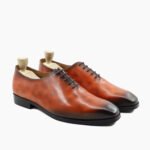 Oraibi Wholecut Burnished Tan Calf Leather Shoes