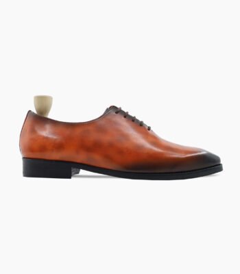 Oraibi Wholecut Burnished Tan Calf Leather Shoes