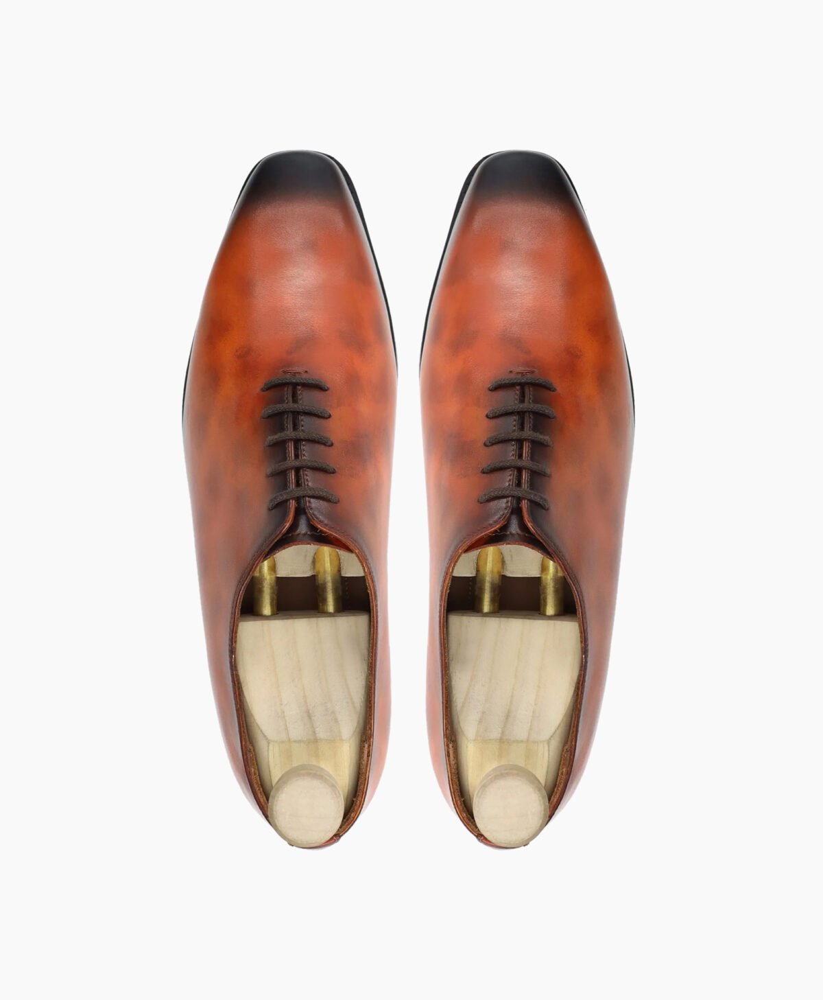 Oraibi Wholecut Burnished Tan Calf Leather Shoes Image202