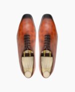 Oraibi Wholecut Burnished Tan Calf Leather Shoes