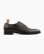 Ozark Wholecut Dark Brown Pebble Grain Leather Shoes