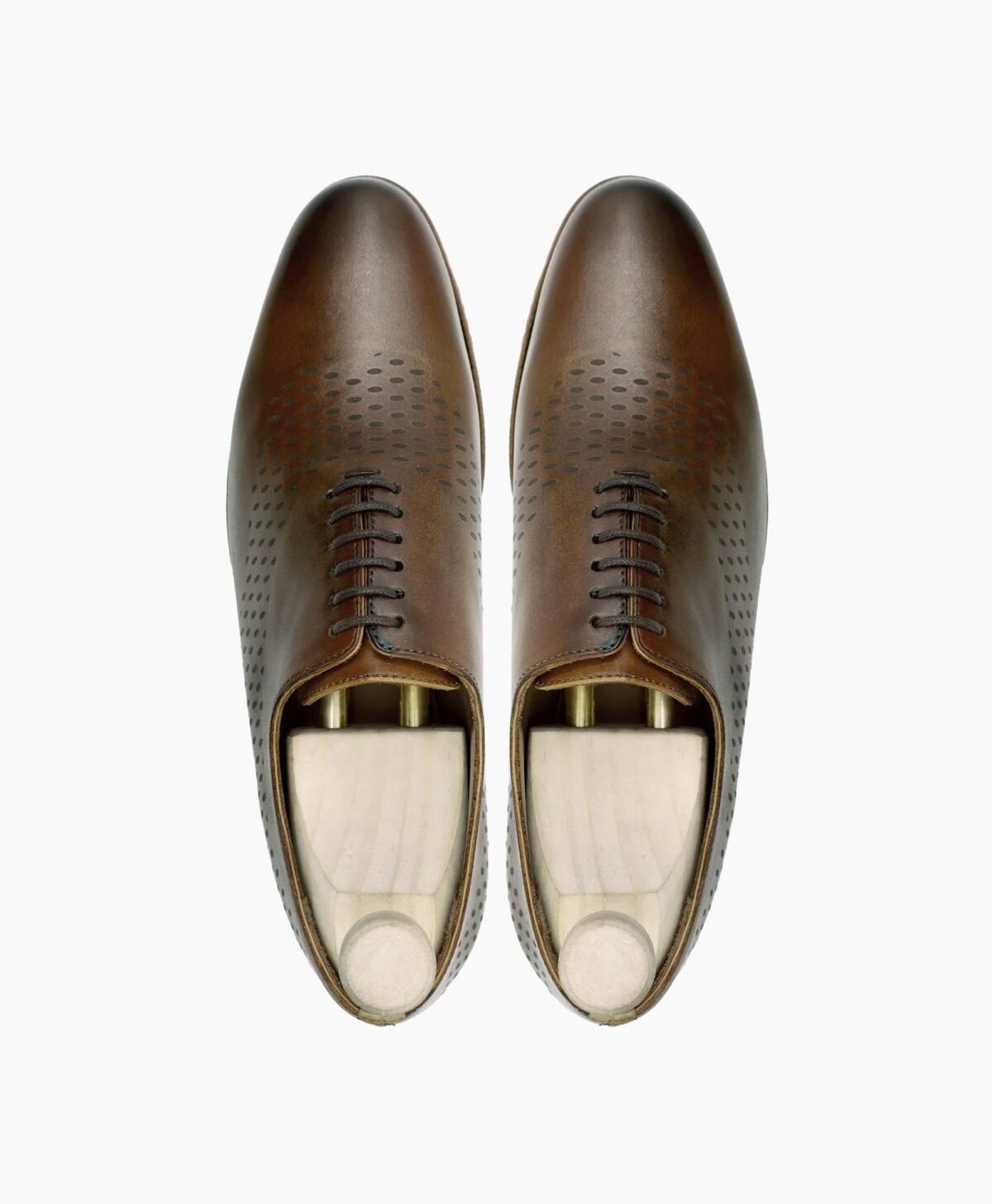 Palo Wholecut Brown Calf Leather Shoes Image202