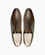 Palo Wholecut Brown Calf Leather Shoes
