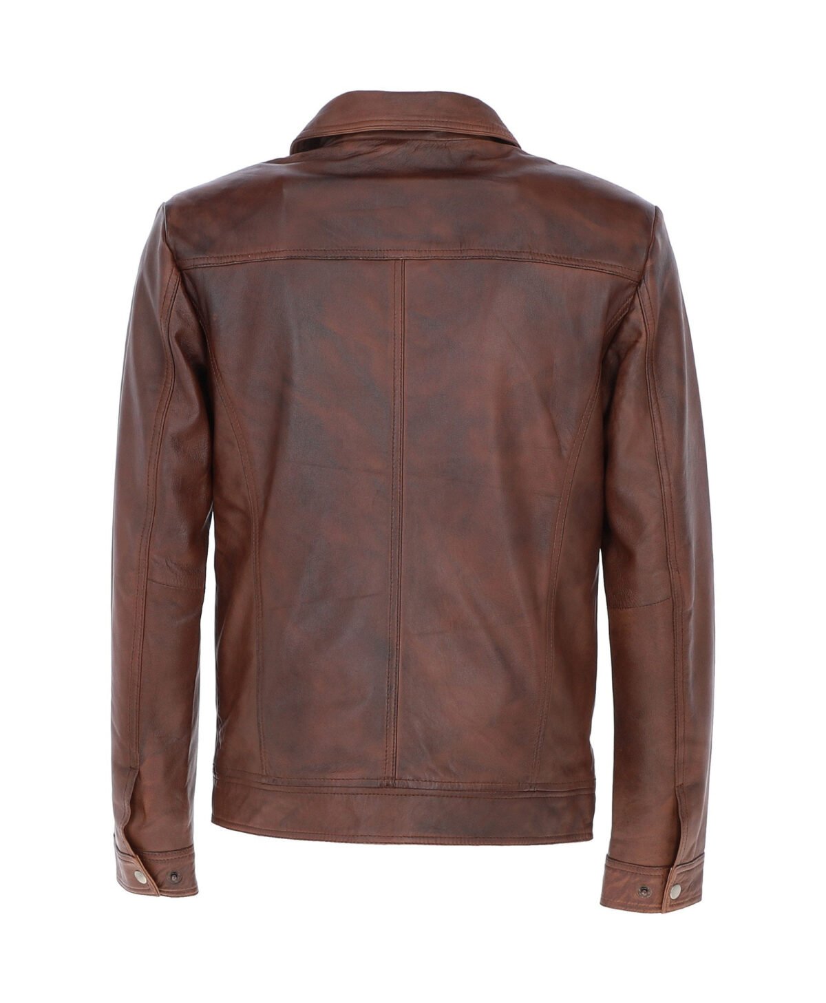 Vintage Leather Bomber Jacket Tan Riverton