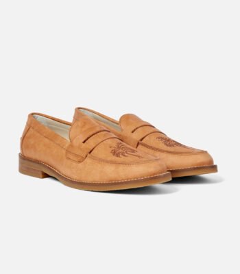 Arizona Natural Palm Tree Penny Loafers