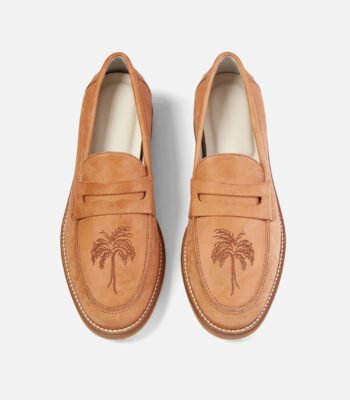 Arizona Natural Palm Tree Penny Loafers