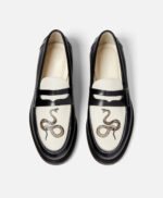 Helen Snake Penny Loafers