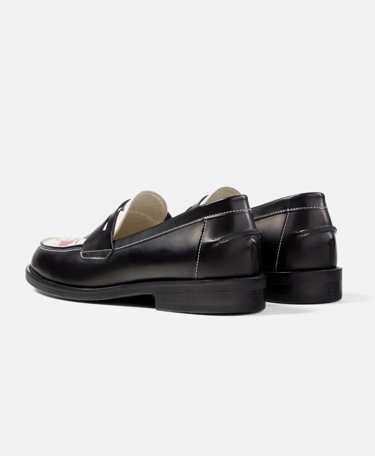 Savannah Hand Painted Berry Penny Loafers