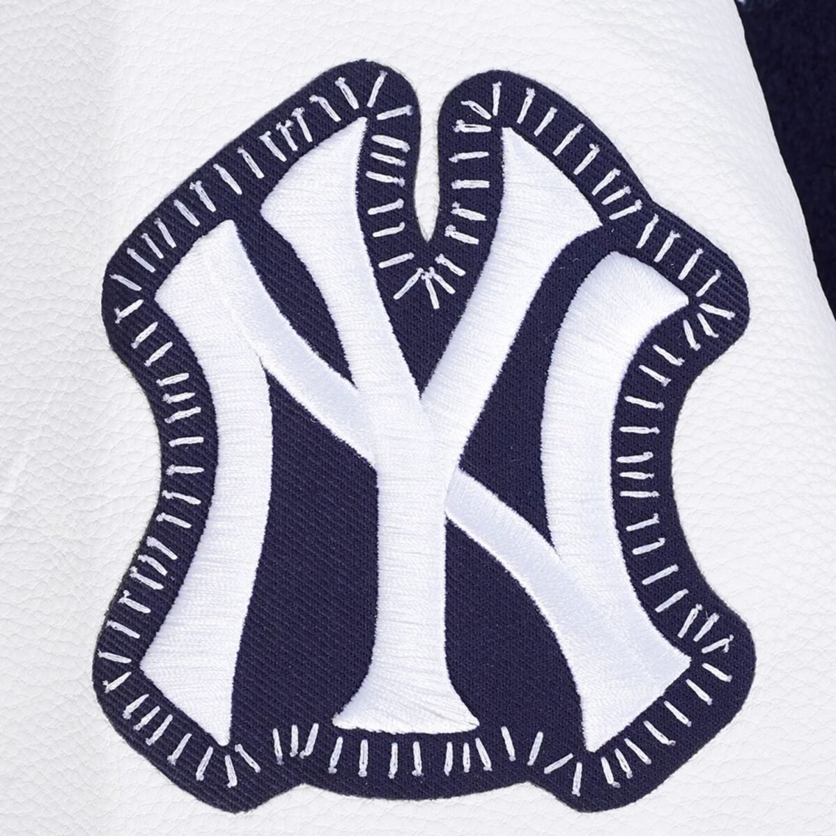 MLB New York Yankees DIY Pick Stitch Men's Rib Wool Varsity Jacket MLB New York Yankees DIY Pick Stitch Men's Rib Wool Varsity Jacket