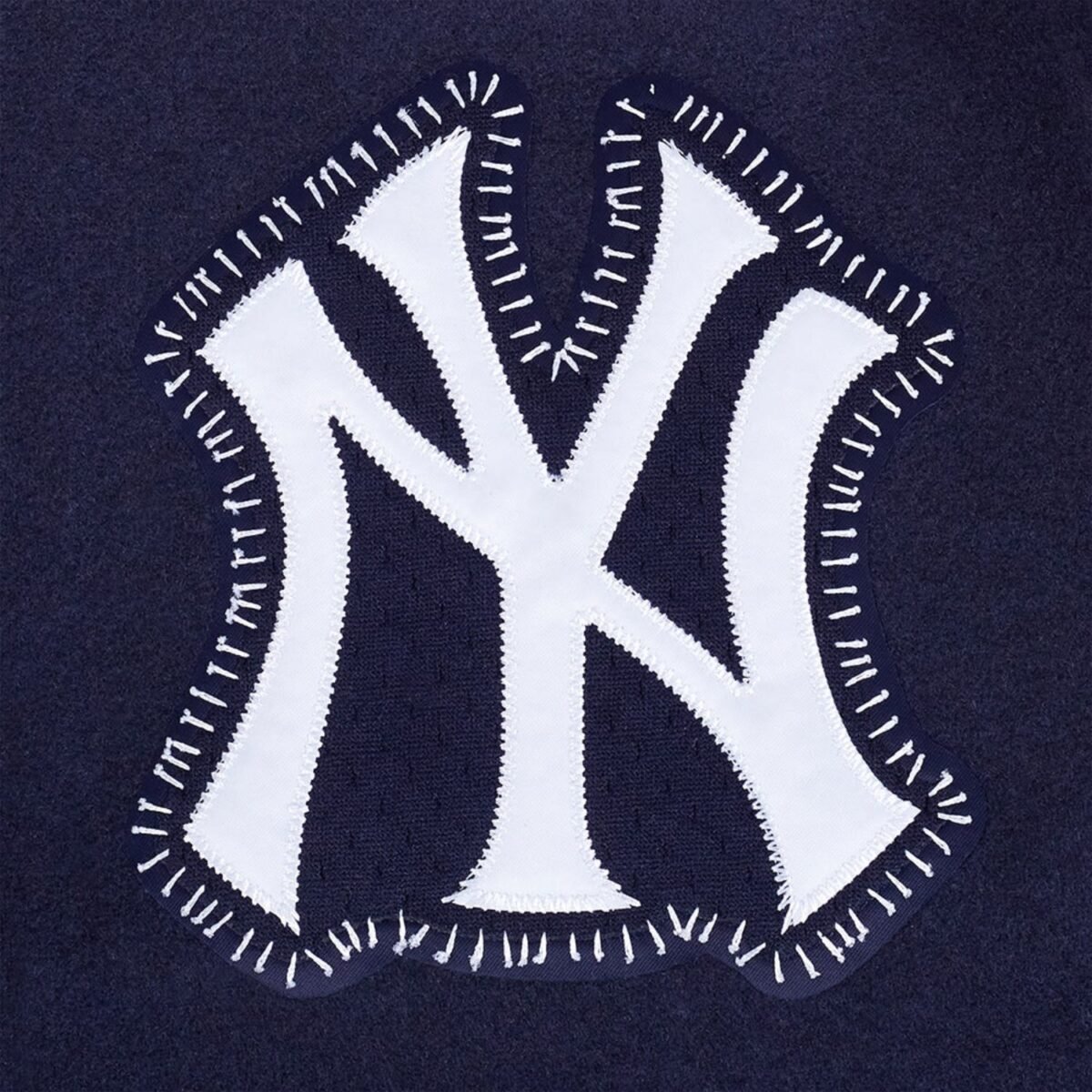 MLB New York Yankees DIY Pick Stitch Men's Rib Wool Varsity Jacket MLB New York Yankees DIY Pick Stitch Men's Rib Wool Varsity Jacket