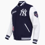 MLB New York Yankees DIY Pick Stitch Men's Rib Wool Varsity Jacket