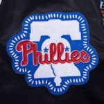 MLB Philadelphia Phillies DIY Pick Stitch Men's Rib Satin Jacket