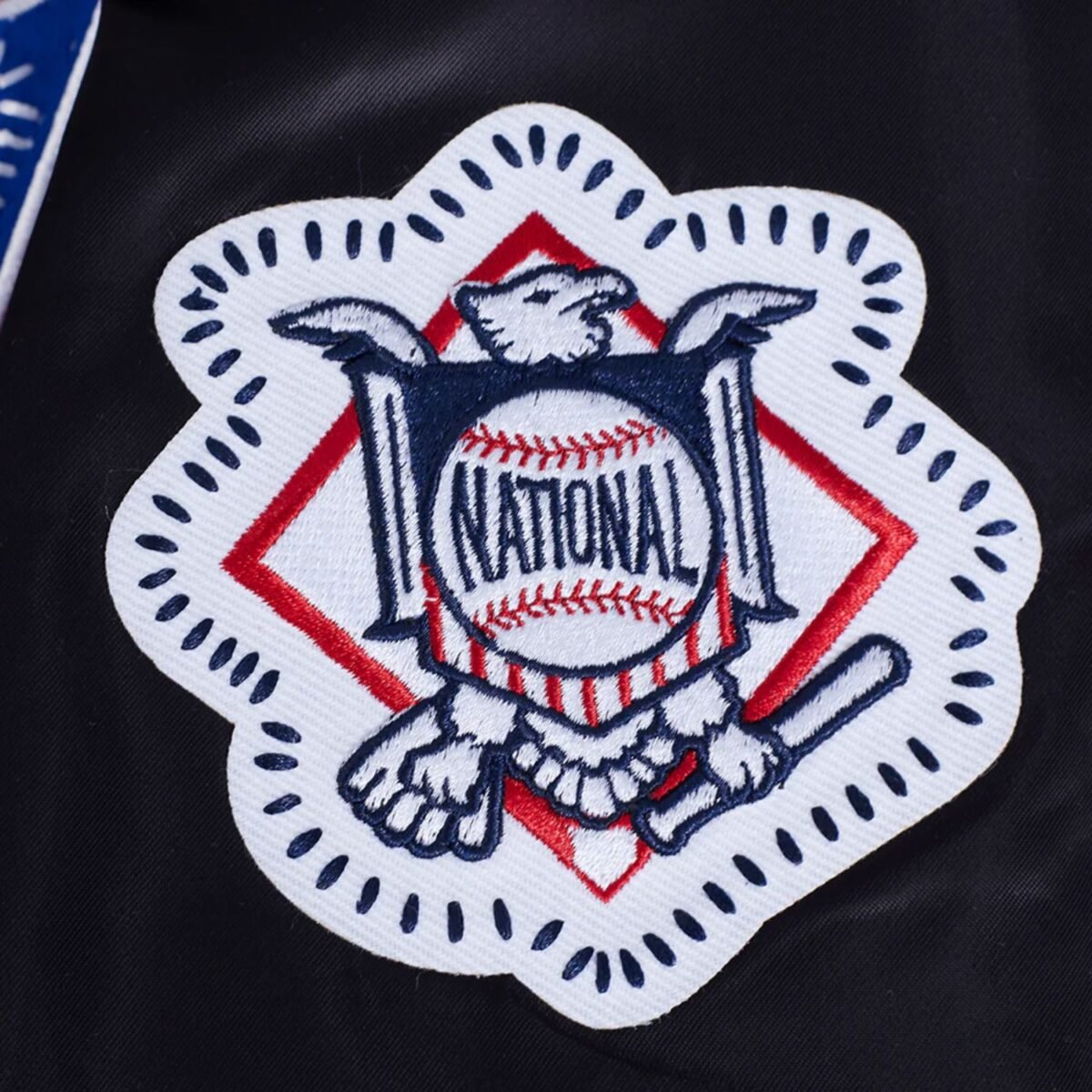 MLB Philadelphia Phillies DIY Pick Stitch Men's Rib Satin Jacket MLB Philadelphia Phillies DIY Pick Stitch Men's Rib Satin Jacket