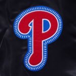 MLB Philadelphia Phillies DIY Pick Stitch Men's Rib Satin Jacket