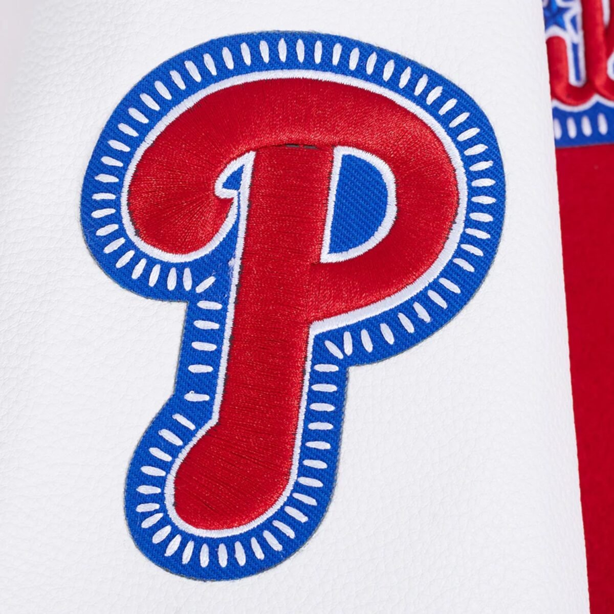 MLB Philadelphia Phillies DIY Pick Stitch Men's Rib Wool Varsity Jacket MLB Philadelphia Phillies DIY Pick Stitch Men's Rib Wool Varsity Jacket