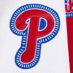 MLB Philadelphia Phillies DIY Pick Stitch Men's Rib Wool Varsity Jacket