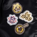 MLB San Diego Padres DIY Pick Stitch Men's Rib Satin Jacket