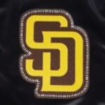 MLB San Diego Padres DIY Pick Stitch Men's Rib Satin Jacket