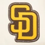 MLB San Diego Padres DIY Pick Stitch Men's Rib Wool Varsity Jacket