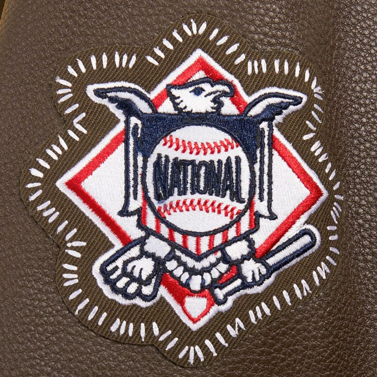 MLB San Diego Padres DIY Pick Stitch Men's Rib Wool Varsity Jacket