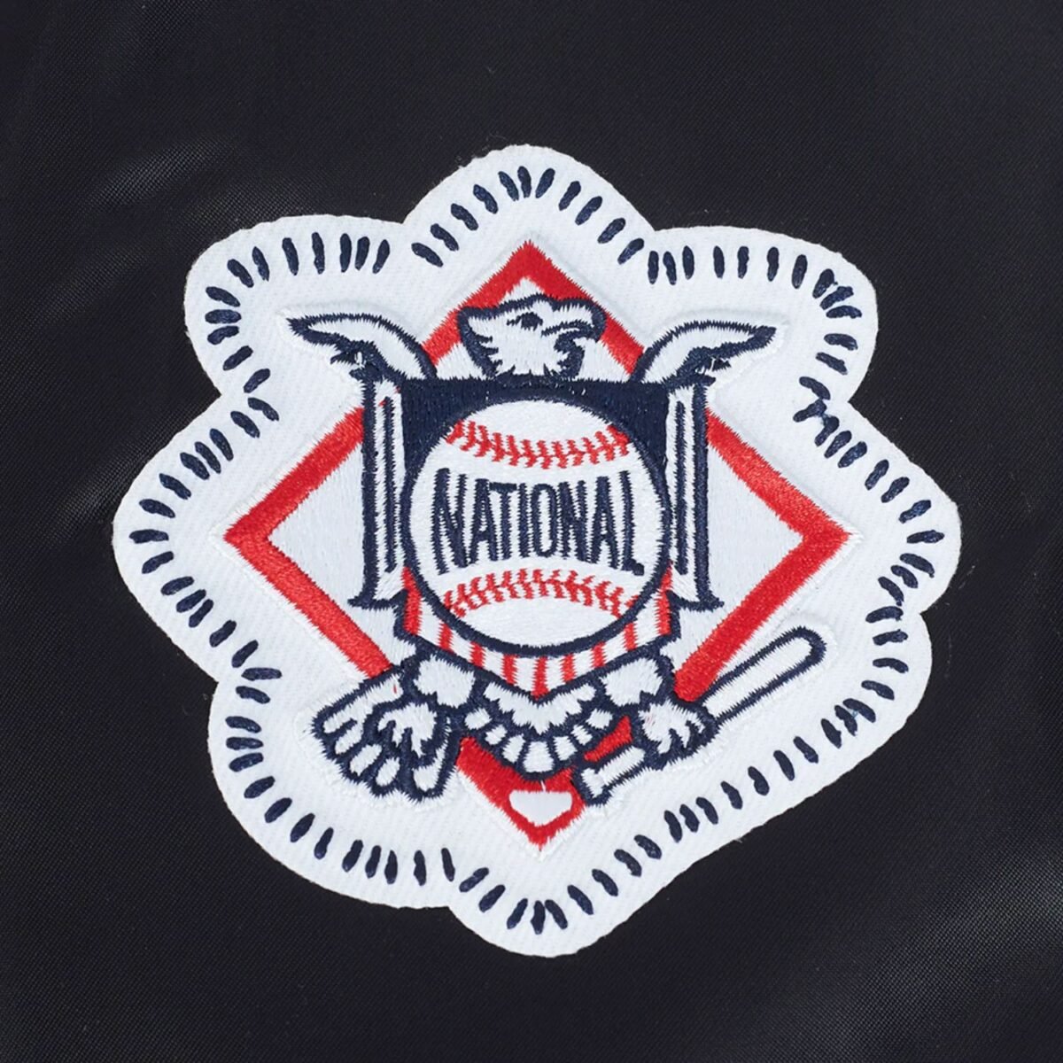 MLB St. Louis Cardinals DIY Pick Stitch Men's Rib Satin Jacket MLB St. Louis Cardinals DIY Pick Stitch Men's Rib Satin Jacket