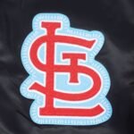 MLB St. Louis Cardinals DIY Pick Stitch Men's Rib Satin Jacket