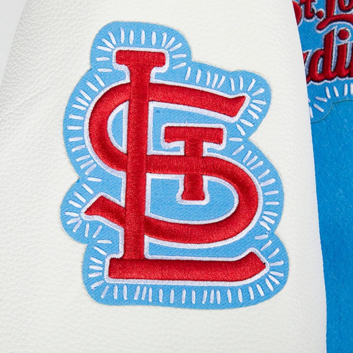 MLB St. Louis Cardinals DIY Pick Stitch Men's Rib Wool Varsity Jacket MLB St. Louis Cardinals DIY Pick Stitch Men's Rib Wool Varsity Jacket