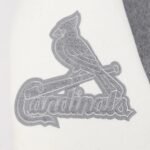 MLB St. Louis Cardinals Reverse French Terry Men's Color Block Wool Varsity Jacket