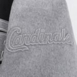 MLB St. Louis Cardinals Reverse French Terry Men's Color Block Wool Varsity Jacket